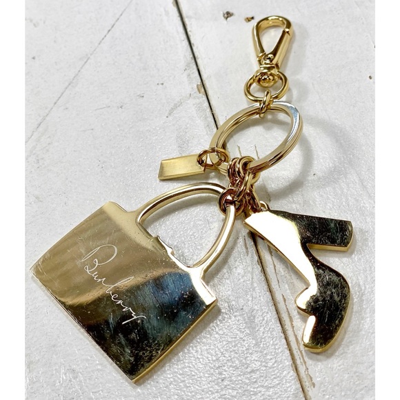 Burberry White & Burgundy Purse & Shoe Bag Charm - Picture 4 of 8